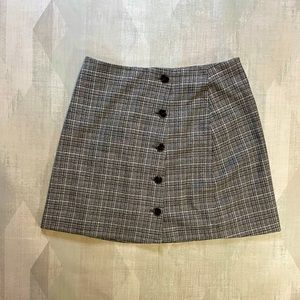 Sunday Best Plaid Mini Skirt